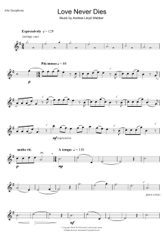 Love Never Dies von Andrew Lloyd Webber (Download) 