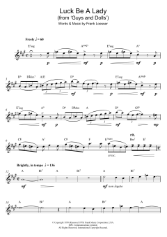 Luck Be A Lady von Frank Loesser (Download) 