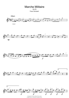 Marche Militaire von Franz Schubert (Download) 