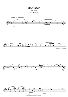 Meditation von Jules Massenet (Download) 