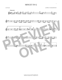 Minuet In G (Download) 