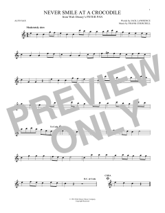 Never Smile At A Crocodile von Frank Churchill (Download) 