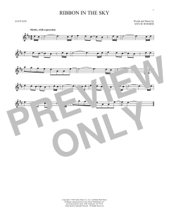 Ribbon In The Sky von Stevie Wonder (Download) 