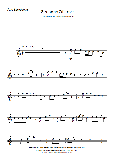 Seasons Of Love von Jonathan Larson (Download) 