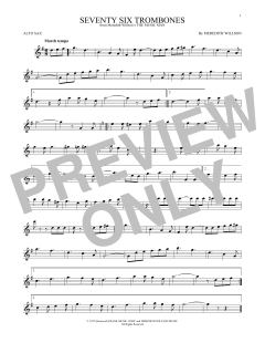 Seventy Six Trombones von Meredith Willson (Download) 