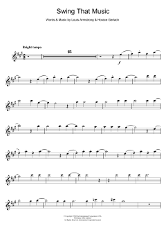 Swing That Music von Louis Armstrong (Download) 