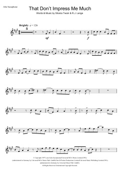 That Don't Impress Me Much von Shania Twain (Download) 