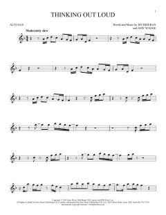 Thinking Out Loud von Ed Sheeran (Download) 