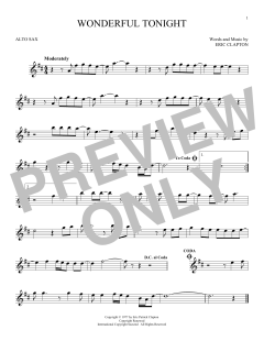 Wonderful Tonight von David Kersh (Download) 