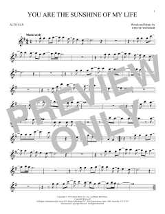 You Are The Sunshine Of My Life von Stevie Wonder (Download) 