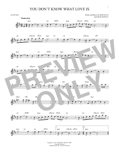 You Don't Know What Love Is von Carol Bruce (Download) 