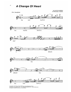 A Change Of Heart von David Sanborn (Download) 