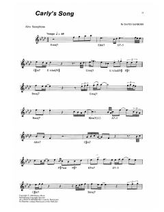 Carly's Song von David Sanborn (Download) 