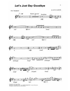 Let's Just Say Goodbye von David Sanborn (Download) 