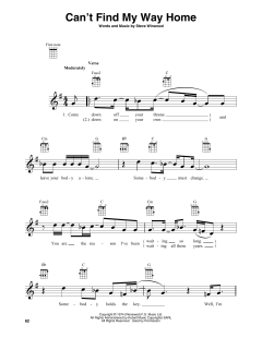 Can't Find My Way Home von Eric Clapton (Download) 