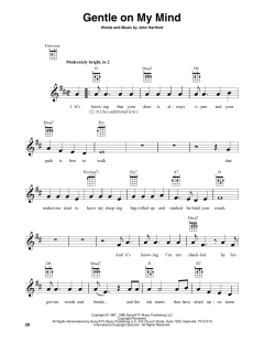 Gentle On My Mind von Glen Campbell (Download) 