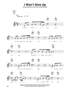 I Won't Give Up von Jason Mraz (Download) 