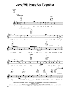 Love Will Keep Us Together von Captain & Tennille (Download) 