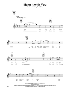 Make It With You von Bread (Download) 