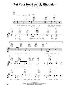 Put Your Head On My Shoulder von Paul Anka (Download) 