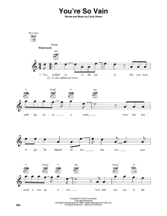 You're So Vain von Carly Simon (Download) 