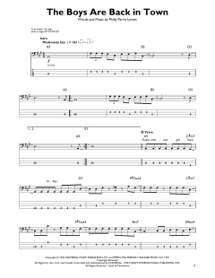 The Boys Are Back In Town von Thin Lizzy (Download) 