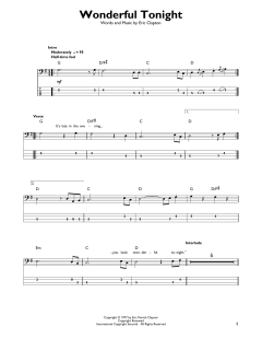 Wonderful Tonight von Eric Clapton (Download) 