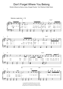Don't Forget Where You Belong (Download) 