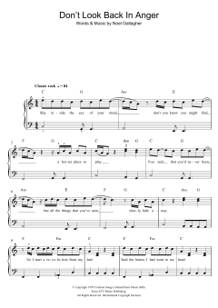 Don't Look Back In Anger (Download) 