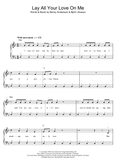 Lay All Your Love On Me (Download) 