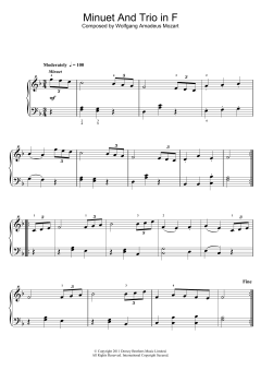 Minuet And Trio in F (Download) 