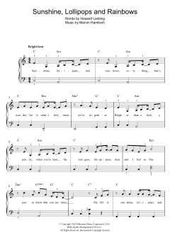 Sunshine, Lollipops And Rainbows (Download) 