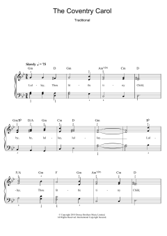 The Coventry Carol (Download) 