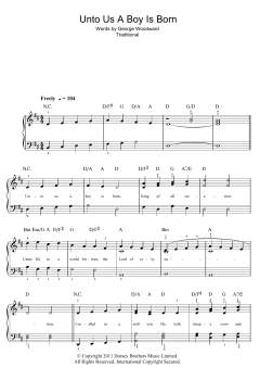 Unto Us A Boy Is Born (Download) 