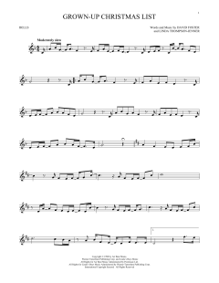 Grown-Up Christmas List (Download) 