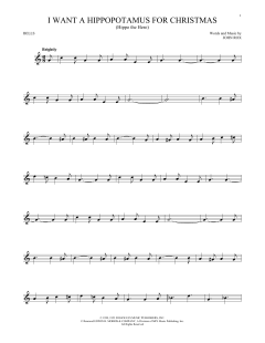 I Want A Hippopotamus For Christmas (Download) 