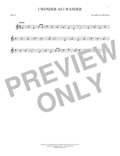 I Wonder As I Wander (Download) 