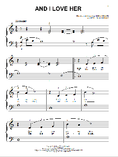 And I Love Her (Download) 