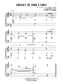 Great Is The Lord (Download) 