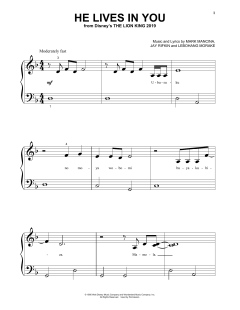 He Lives In You (Download) 