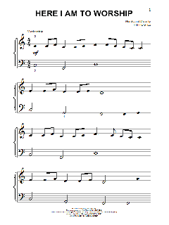 Here I Am To Worship (Download) 