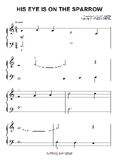 His Eye Is On The Sparrow (Download) 