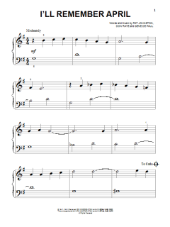 I'll Remember April (Download) 