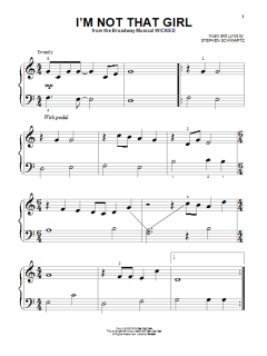 I'm Not That Girl (Download) 