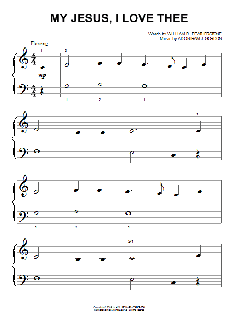 My Jesus, I Love Thee (Download) 