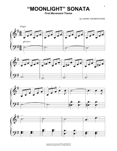 Piano Sonata No. 14 In C# Minor (Download) 