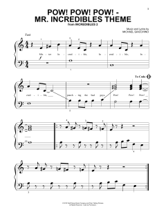 Pow! Pow! Pow! - Mr. Incredibles Theme (Download) 