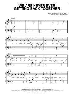 We Are Never Ever Getting Back Together (Download) 