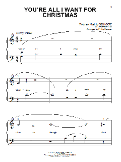 You're All I Want For Christmas (Download) 