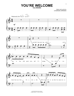 You're Welcome (Download) 